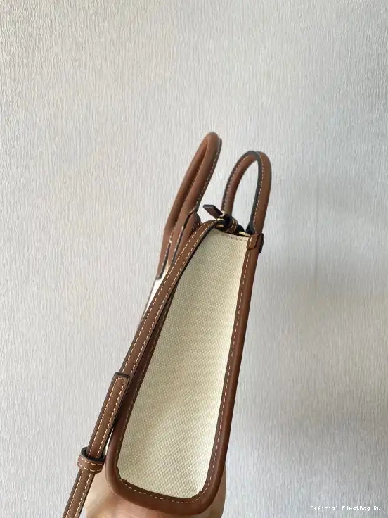 Official First Bag Ru MICRO Tote BURBERRY Frances 0519